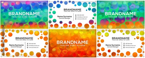 Vector modern creative and clean business card template, polygon background, flyer design, name card template. Corporate identity with abstract illustration. Vector company style for brandbook