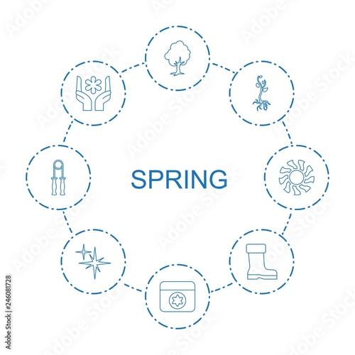 8 spring icons