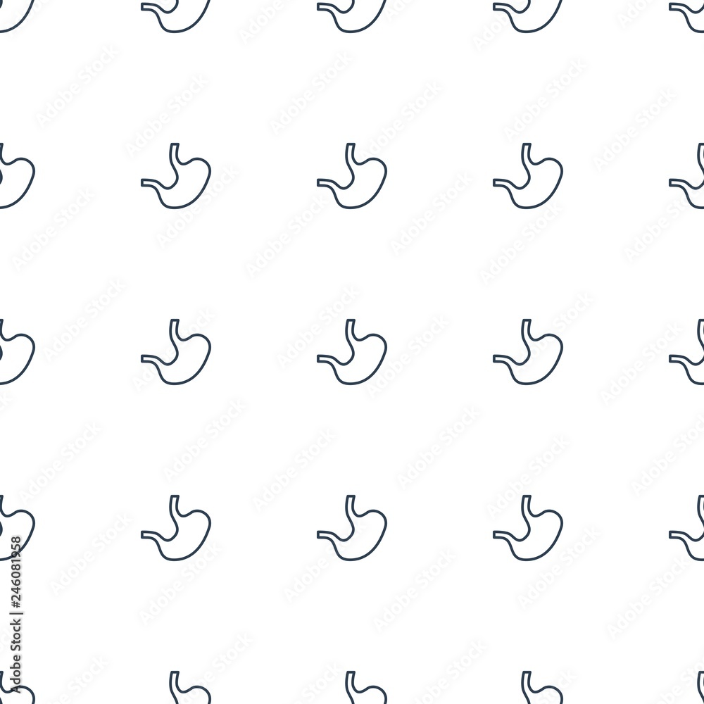 stomach icon pattern seamless white background stomach icon pattern seamless white background