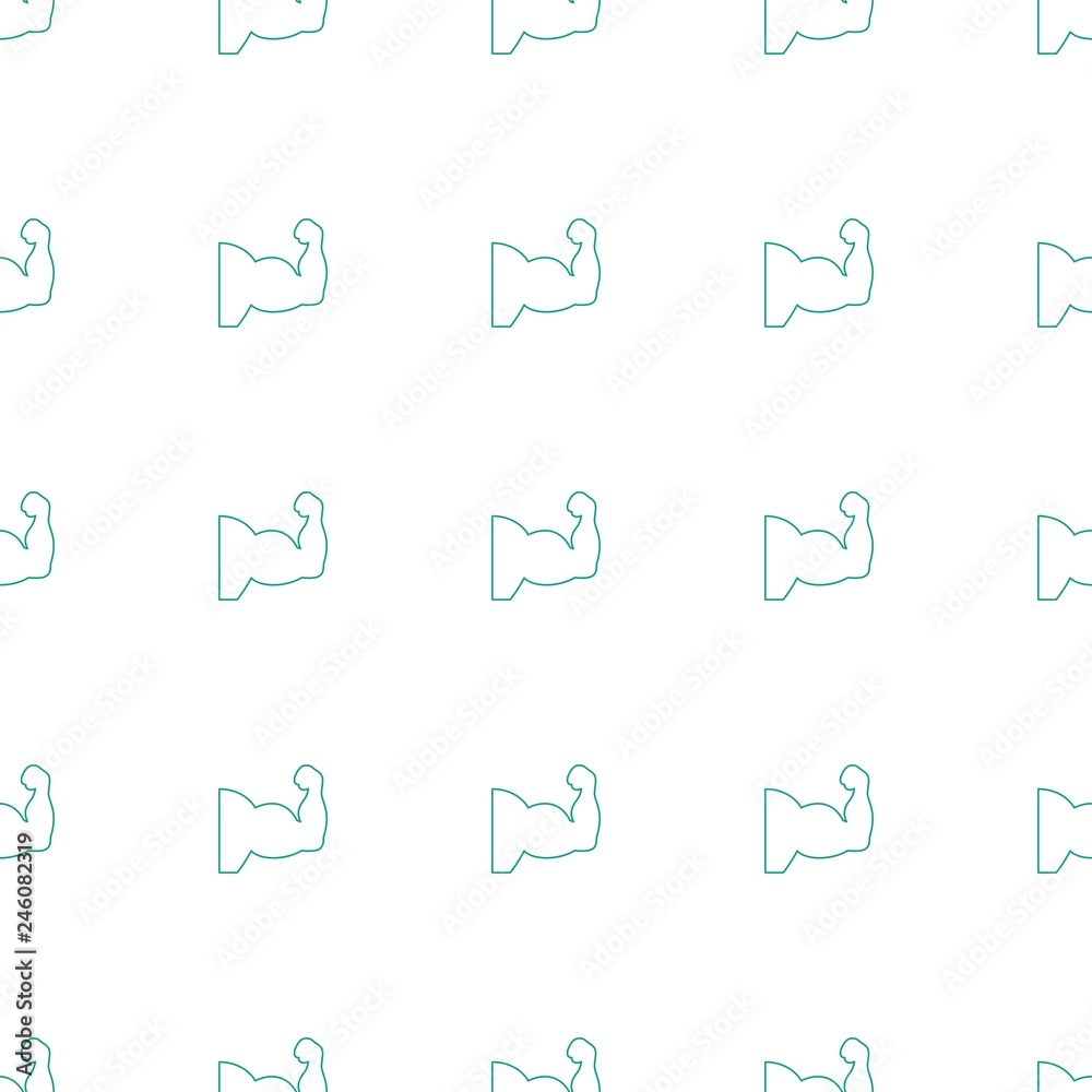 muscle arm icon pattern seamless white background muscle arm icon pattern seamless white background