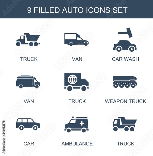 9 auto icons