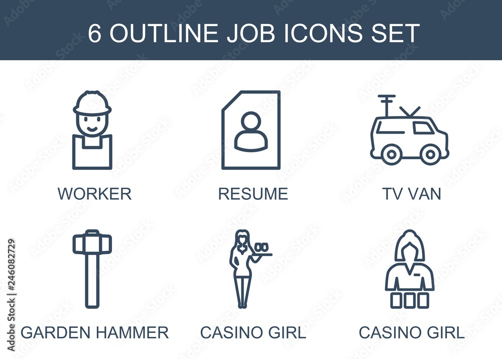 job icons job icons