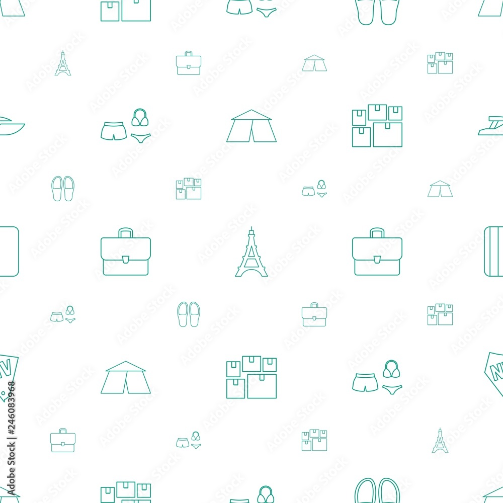 vacation icons pattern seamless white background vacation icons pattern seamless white background