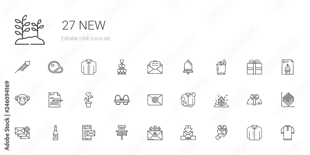 new icons set