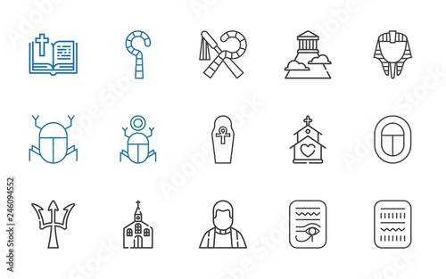 god icons set