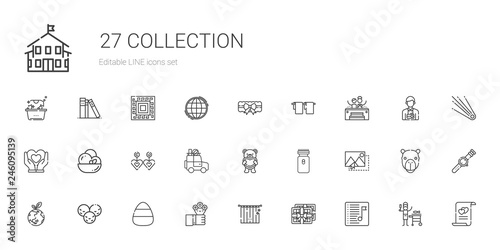 collection icons set