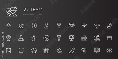 team icons set