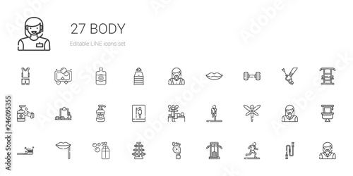 body icons set