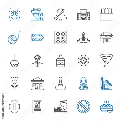 clip icons set