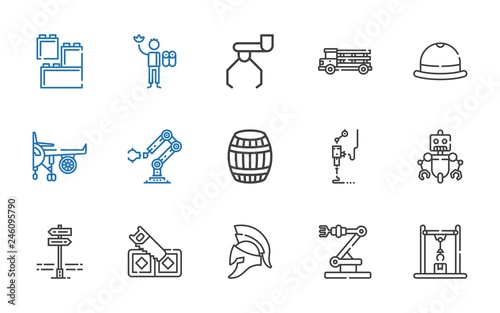 industry icons set