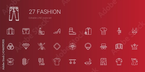 fashion icons set
