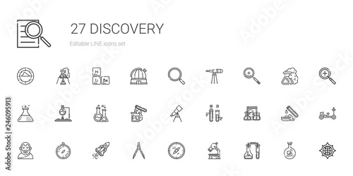 discovery icons set