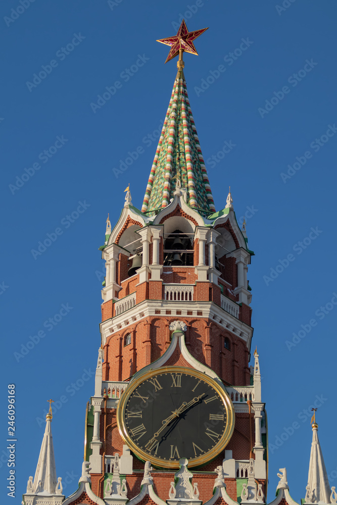 Spasskaya tower of Kremlin