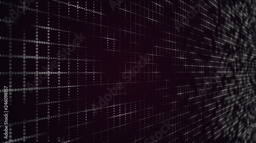 Particles Grid Background