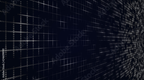 Particles Grid Background