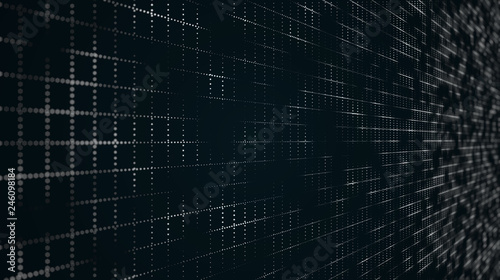 Particles Grid Background © Adilhan