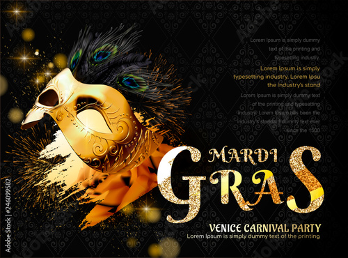 Mardi gras carnival party