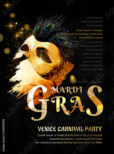 Mardi gras carnival party