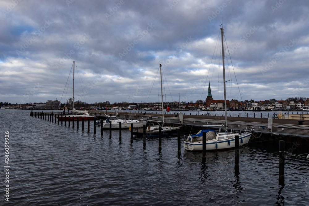 Panoramablick auf Travemünde