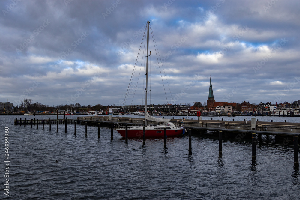 Panoramablick auf Travemünde