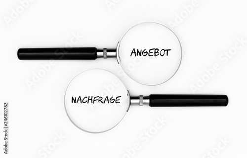 Angebot und Nachfrage photo