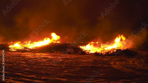 The process of making farmland requires clearing bush and tilling up the soil.  Once the bush is taken down, the good stuff is used for firewood and the rest is burned to make room for crops. photo