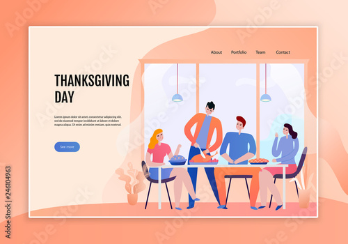 Thanksgiving Day Web Banner