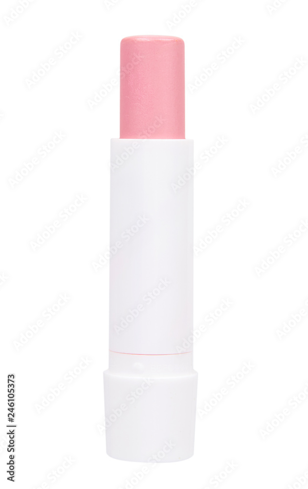 Pink balm lipstick, lips care and beauty Pink balm lipstick, lips care and beauty
