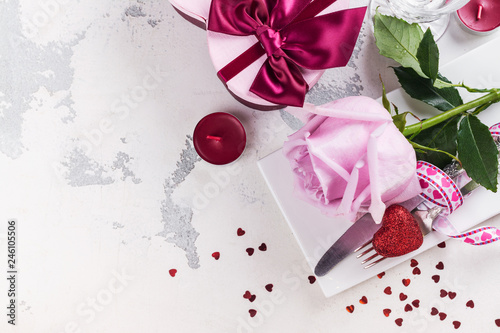 Fototapeta Naklejka Na Ścianę i Meble -  Valentine's Day greeting card