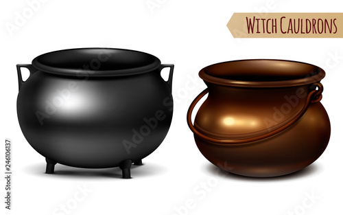 Witch Cauldrons Realistic 