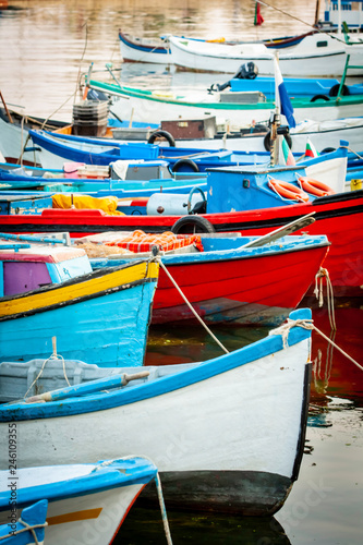 Fishing boats in the port of Nesebar © Irin Fierce