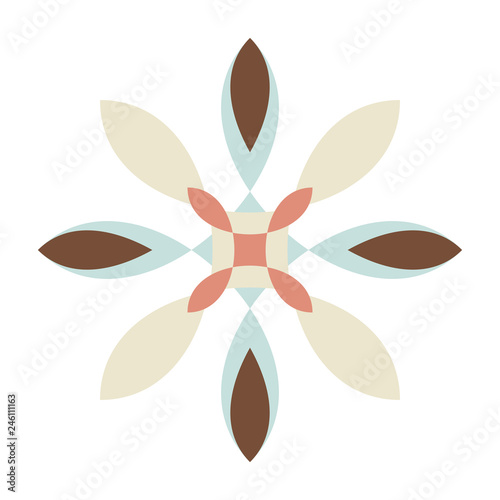 Abstract Floral Vector Decoration