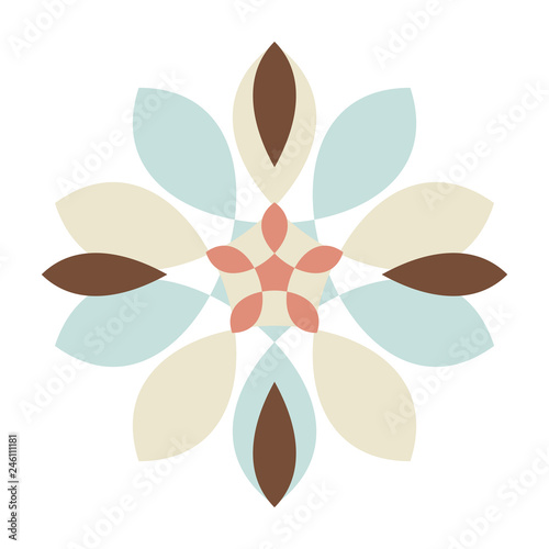 Abstract Floral Vector Decoration