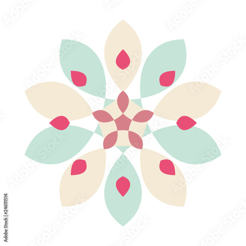 Abstract Floral Vector Decoration