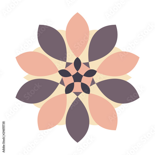 Abstract Floral Vector Decoration