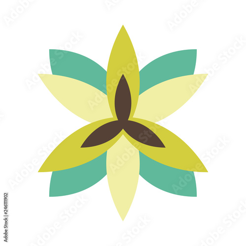 Abstract Floral Vector Decoration