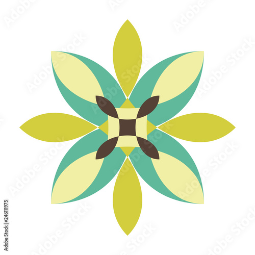 Abstract Floral Vector Decoration