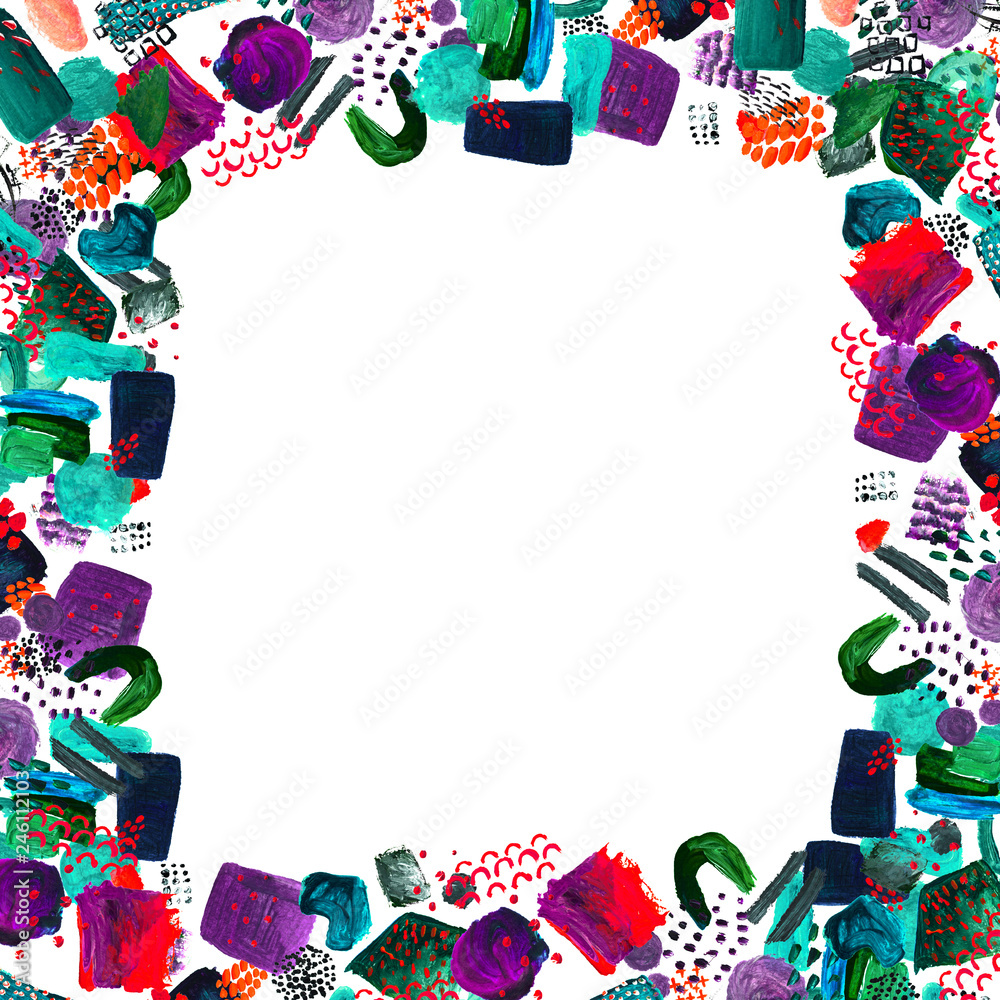 Obraz premium Hand drawn frame and place for your text.