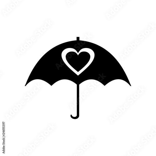 Unbrella icon. Design Vector