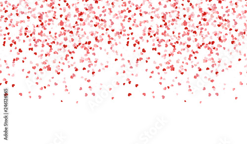 seamless confetti hearts background