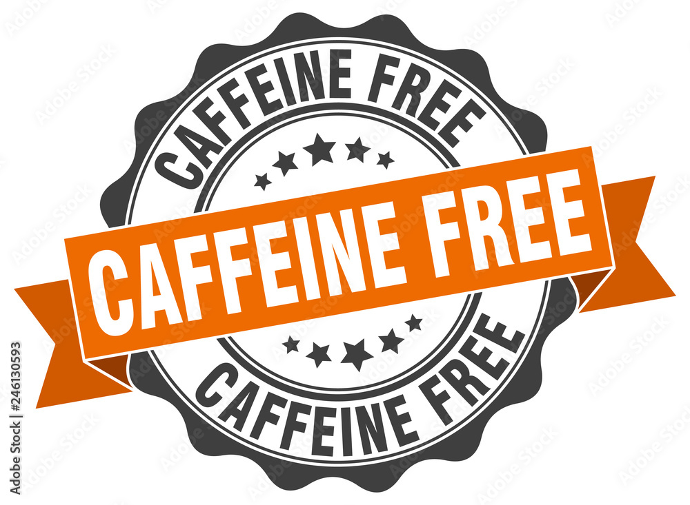 Obraz premium caffeine free stamp. sign. seal
