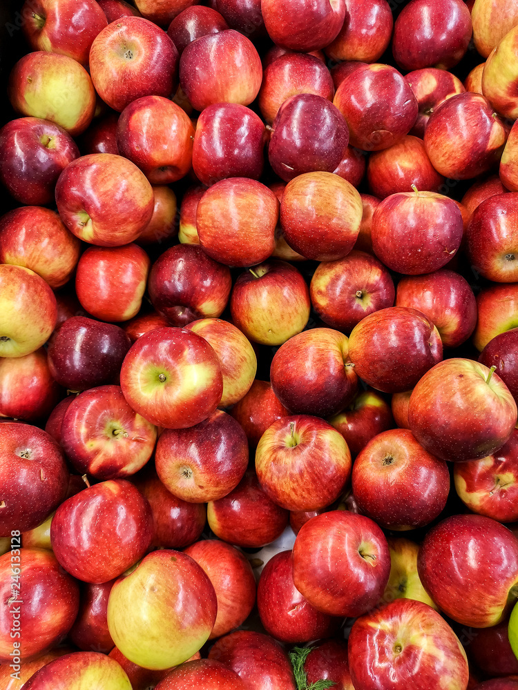 Fresh apples on a local Mediterranean market Fresh apples on a local Mediterranean market