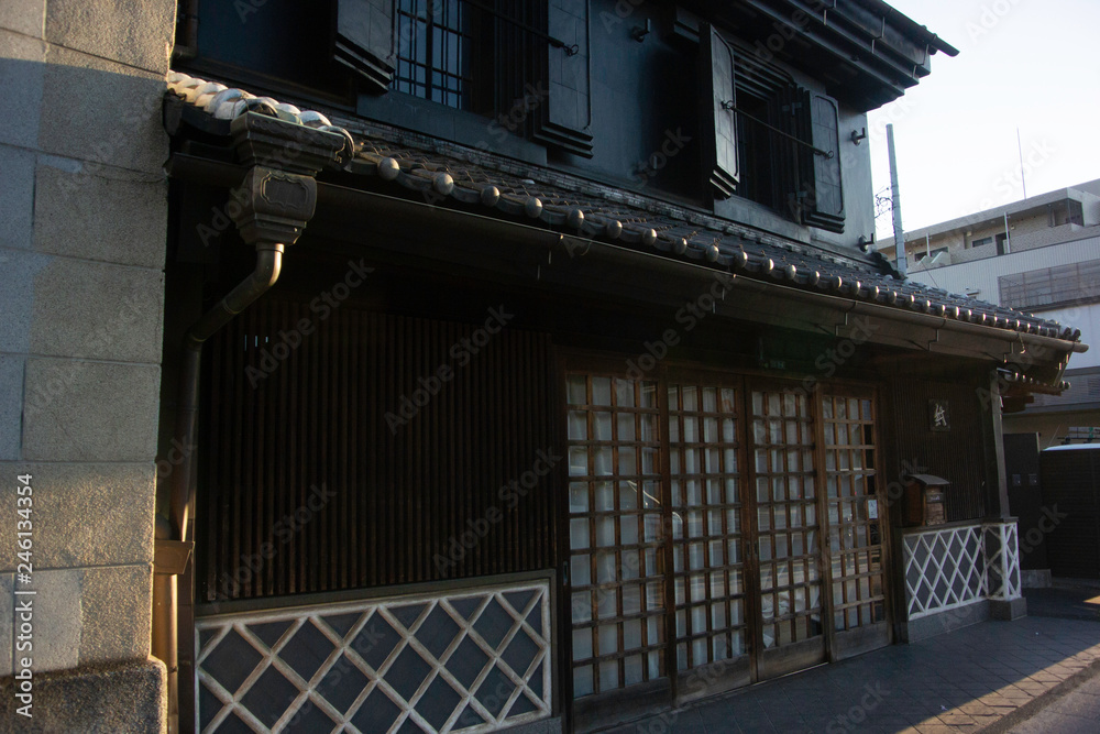 Old paper store in Fujisawa city, Kanagawa prefecture, Japan Old paper store in Fujisawa city, Kanagawa prefecture, Japan