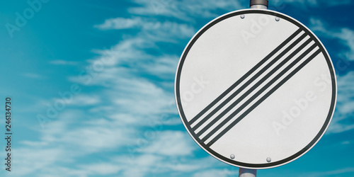 Schild Verbote aufgehoben