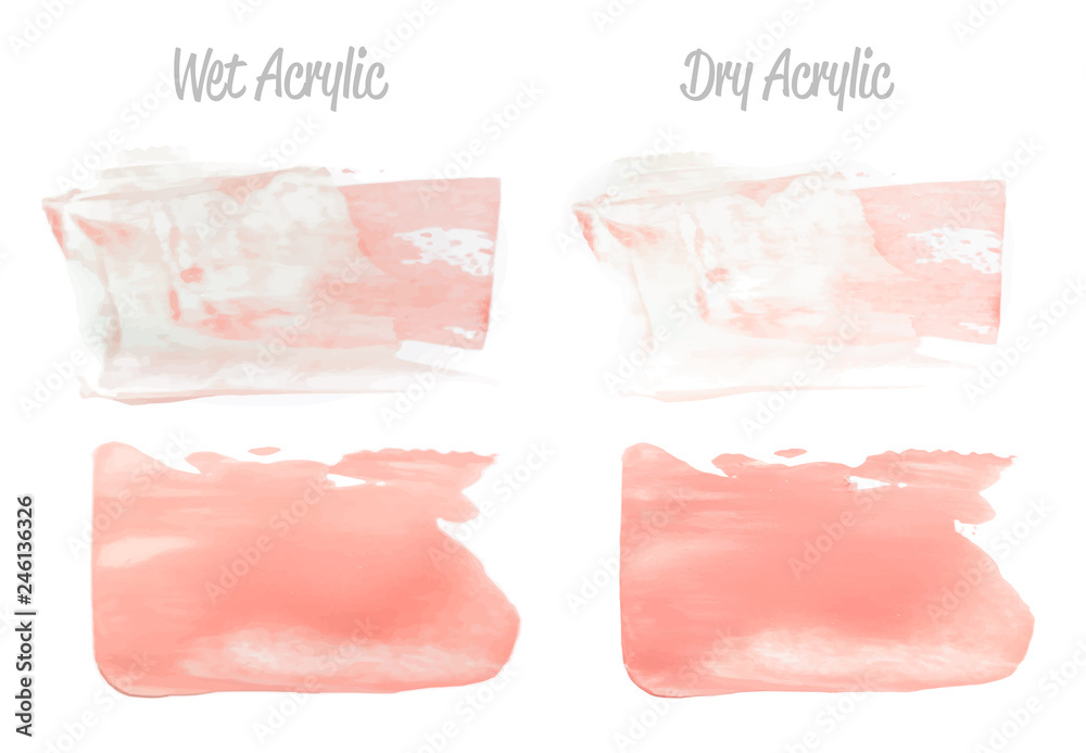 Vector pink paint smear stroke stain set. Abstract pink glittering textured art illustration. Acrylic Texture Paint Stain Illustration. Hand drawn brush strokes vector elements. Acrilyc strokes. Vector pink paint smear stroke stain set. Abstract pink glittering textured art illustration. Acrylic Texture Paint Stain Illustration. Hand drawn brush strokes vector elements. Acrilyc strokes.