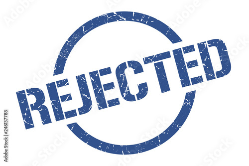 rejected stamp