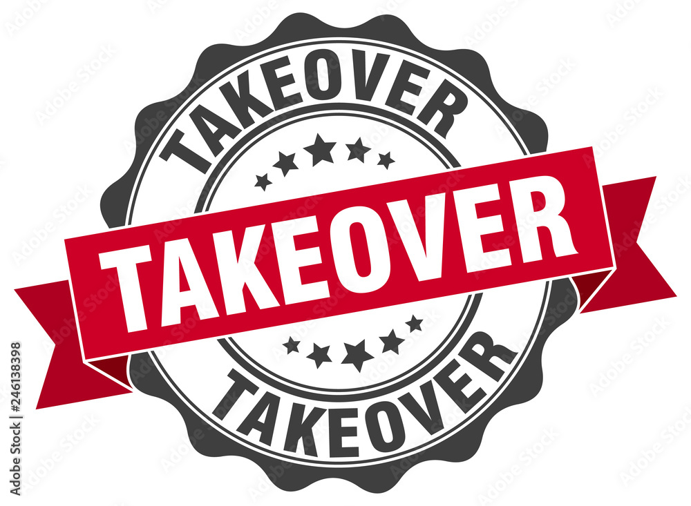 Fototapeta premium takeover stamp. sign. seal