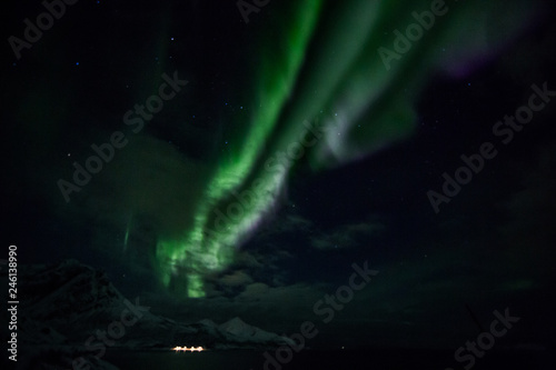 Polarlicht   ber Norwegen