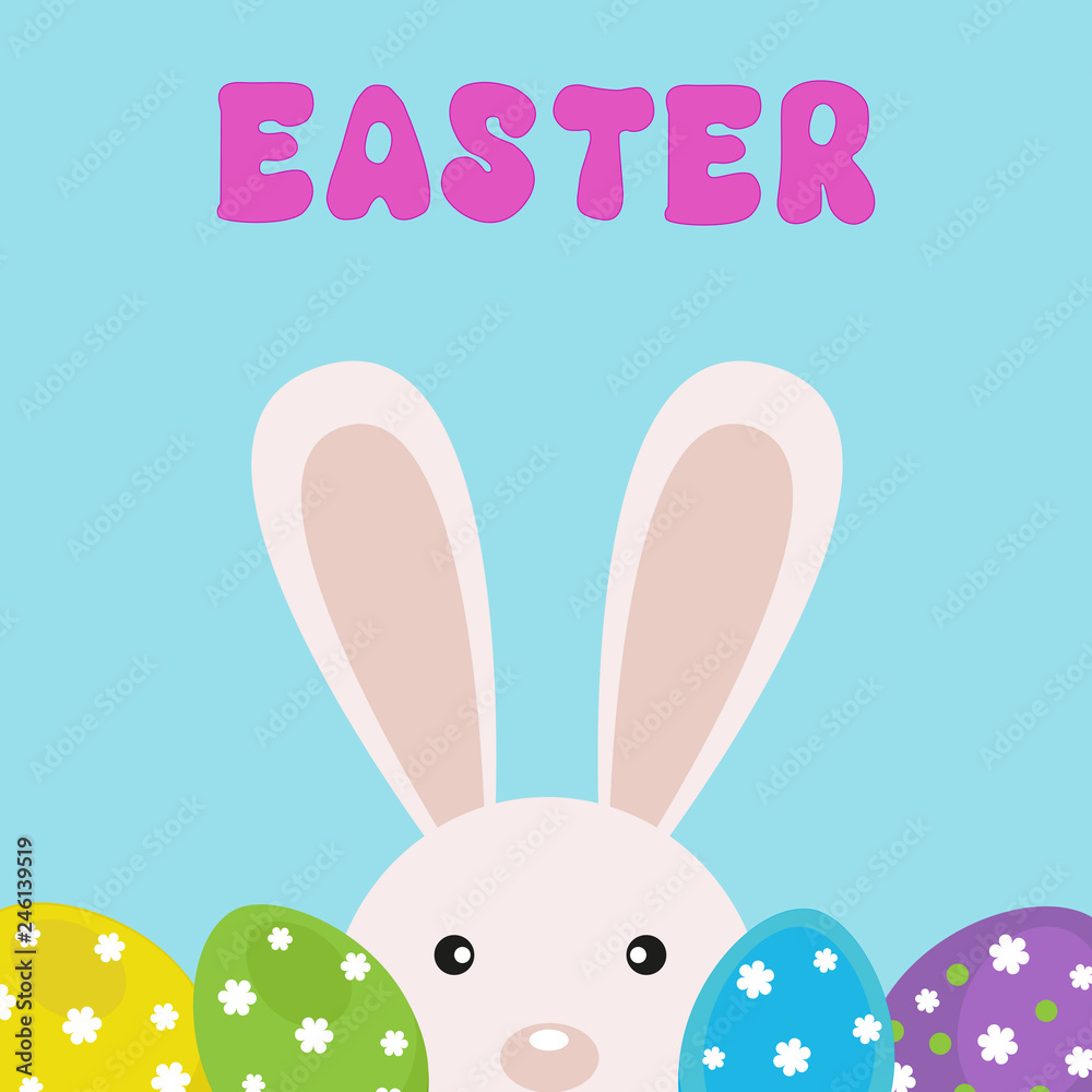 Vector card for Easter. Vector card for Easter.