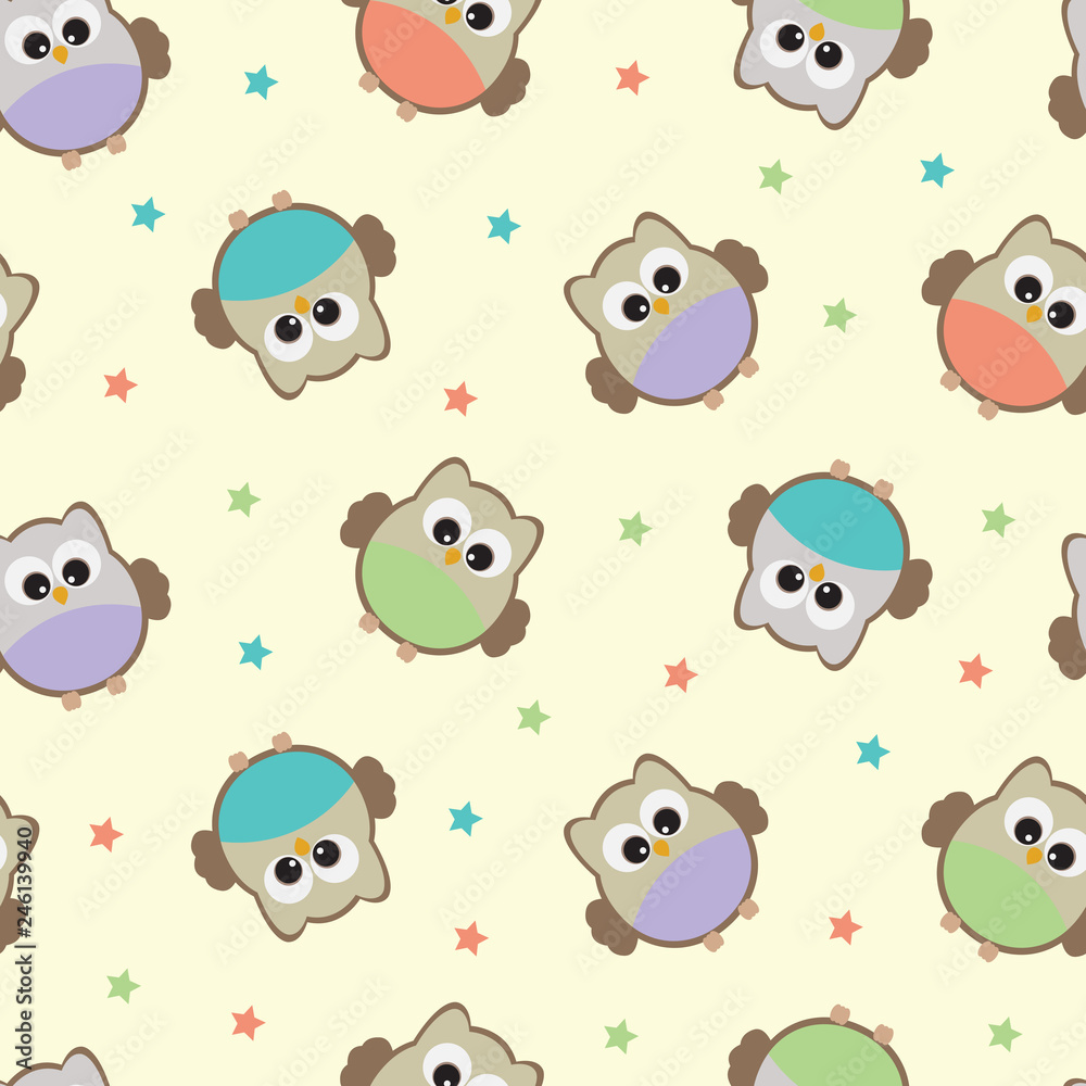 Obraz premium Vector texture into the theme of birds.